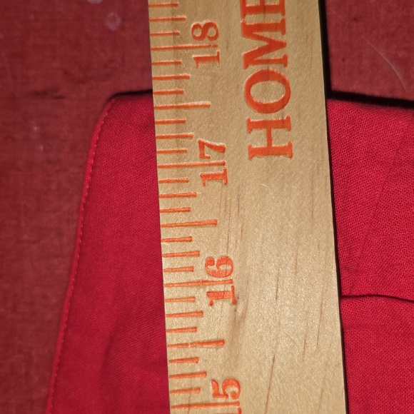 Oddy Red Cotton Polyester Elastic Bust Midi Apron Dress Womens Size Large NWT - Picture 10 of 11